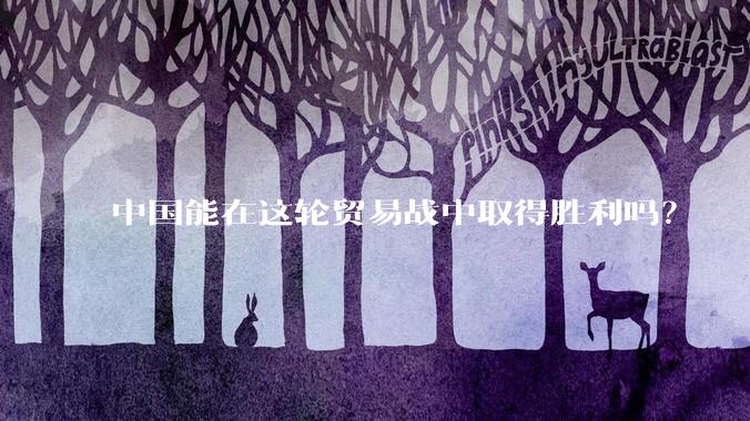 中国能在这轮贸易战中取得胜利吗？